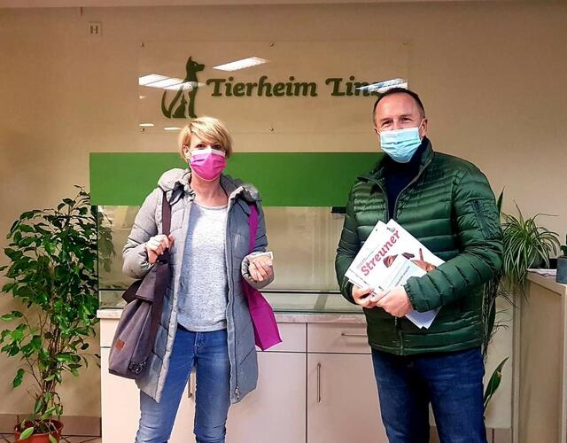 Präsidentin Marlies Zachbauer und Landtagsabgeordneter Günter Pröller.