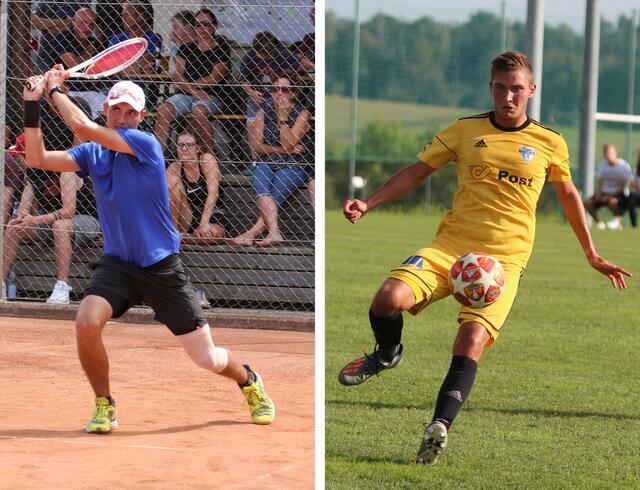 Doppeltes Talent: Markus "Maki" Leitner ist sowohl im Tennis als auch im Fußball spitze.