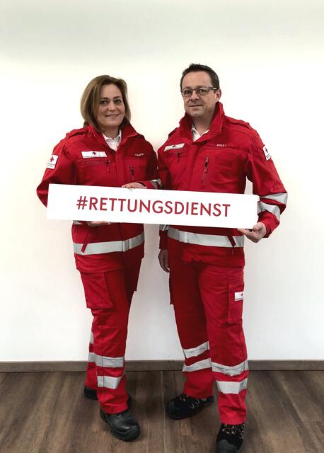 Daniela und Jürgen Polz engagieren sich freiwillig beim Roten Kreuz in Spital am Pyhrn | Foto: Nina Polz 