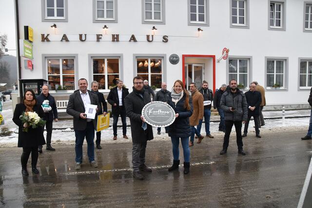 Das neue Hannersberg-Kaufhaus im Gemeindeamt Hannersdorf ist eröffnet. | Foto: Michael Strini