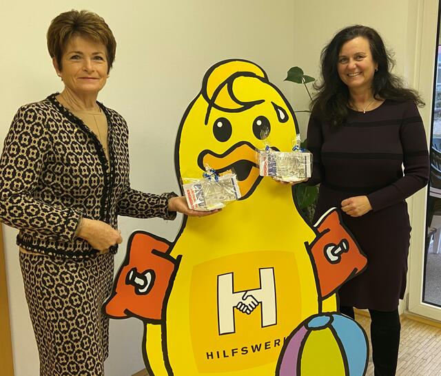 Martina Pühringer und Gisela Wydra. | Foto: Hilfswerk OÖ