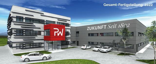 So soll die neue Firmenzentrale der Pichlerwerke aussehen: ein moderner Bau, in dem umweltbewusste Gebäudetechnik steckt.