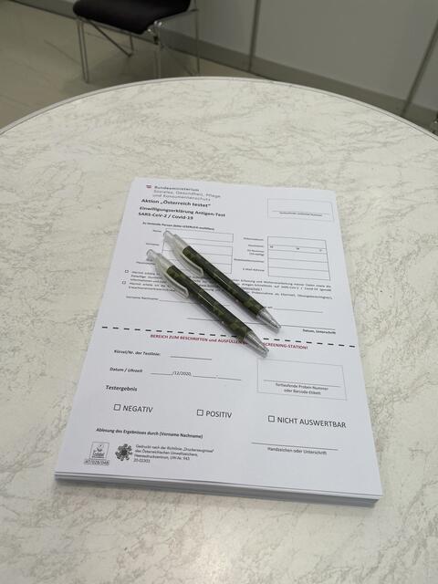 Wer sich online noch nicht angemeldet hat, kann das vor Ort noch nachholen. | Foto: Baumgartner/BRS