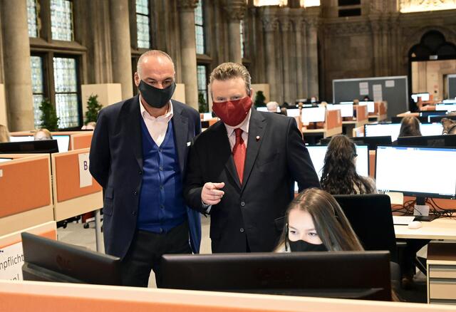 Im Österreich-Schnitt steht Wien bei der Nachverfolgung von Corona-Infektionen gut da. In den kommenden Tagen soll das Contact-Tracing noch weiter ausgebaut werden.  | Foto: C.Jobst/PID