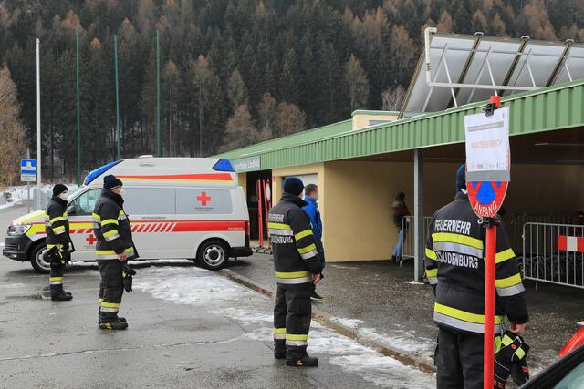 Im Murtal wurde in der Judenburger Lindfeldhalle getestet. | Foto: FF/Zeiler