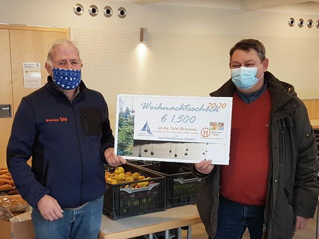 Die beiden Vereins-Chefs: Konrad Prommegger und Klaus Schäfer