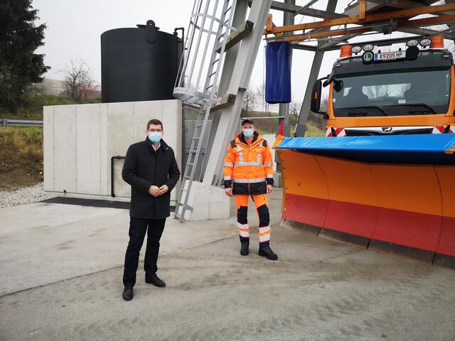 LR Martin Gruber (links) informierte sich in Kärnten vor Ort | Foto: Büro LR Gruber/Posch
