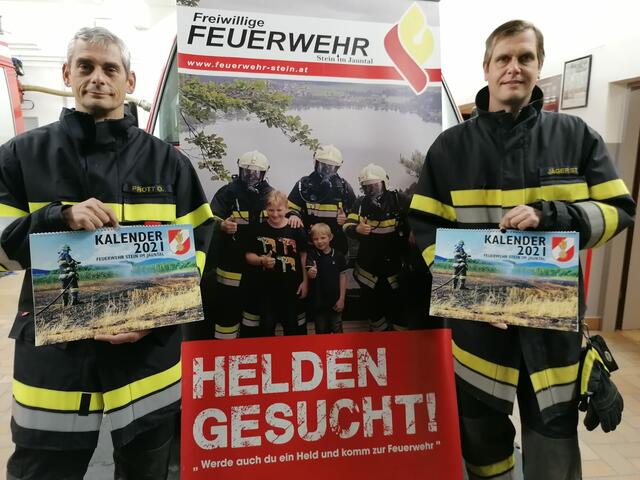 Heuer ist erstmals ein Kalender der FF Stein im Jauntal erschienen. | Foto: FF Stein im Jauntal