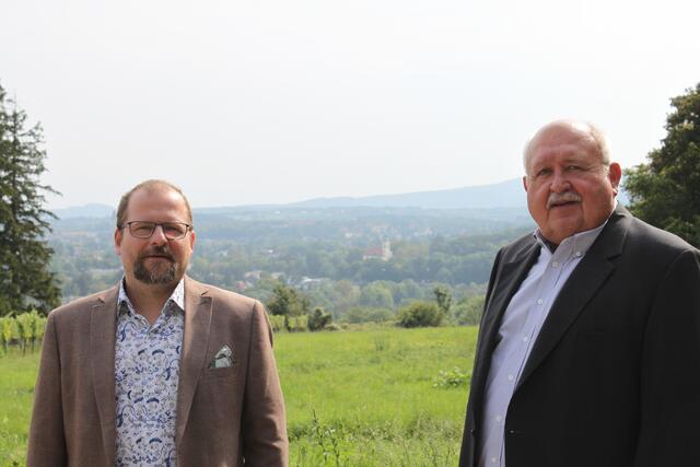Christian Steinhoff (l.) und Ernst Paleta wollen die Wirtschaft in Liesing fördern. | Foto: privat