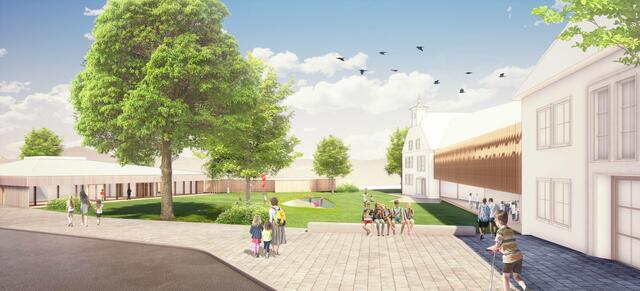 So soll das neue Bildungszentrum Rosental aussehen. | Foto: Katzenberger