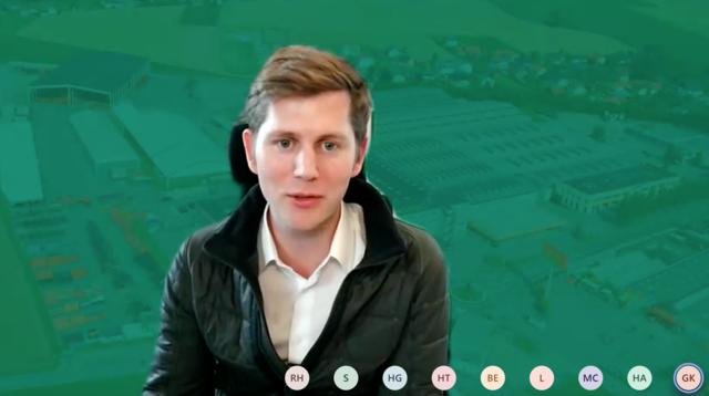 Otto Welynad Junior lieferte per Online-Zuschaltung einen Einblick in das geplante Projekt der Firma Weyland.