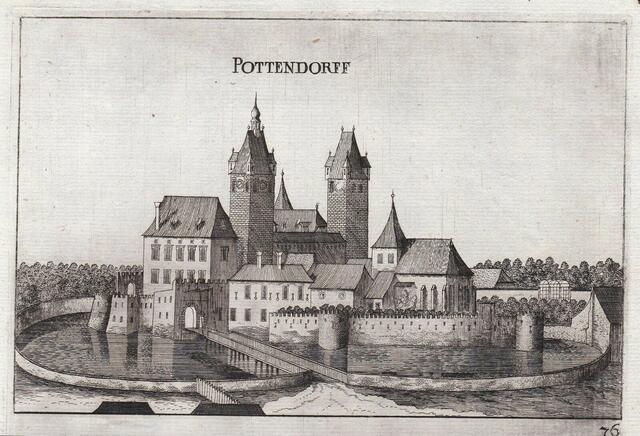 Archiv: Damals & Heute: TEIL 2 - Pottendorf - Schosspark und Schloss in ...