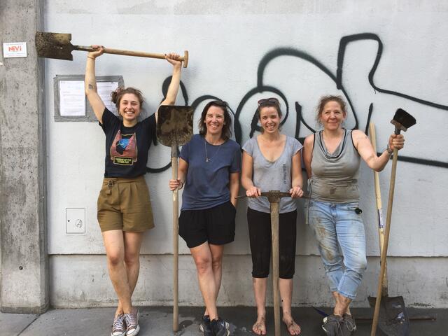 Team Garage Grande: Pavlina Japelj, Barbara Mayer, Eveline Leichtfried und Doris Schnepf (v.l.).