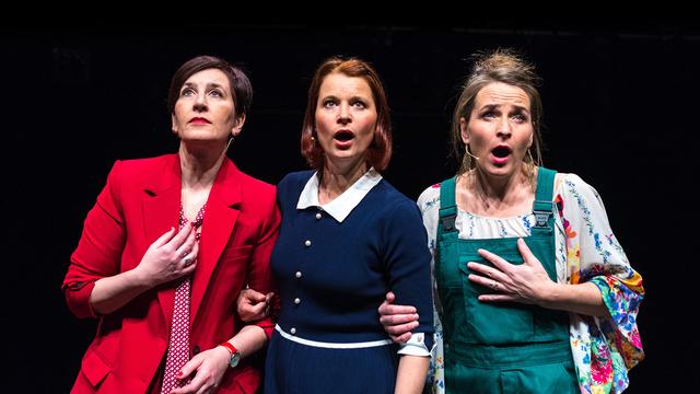 Die drei Turborosinen Daniela Strolz-Holzer, Claudia Schächl und Helene Stangl-Küllinger.  | Foto: Otto Pölzl