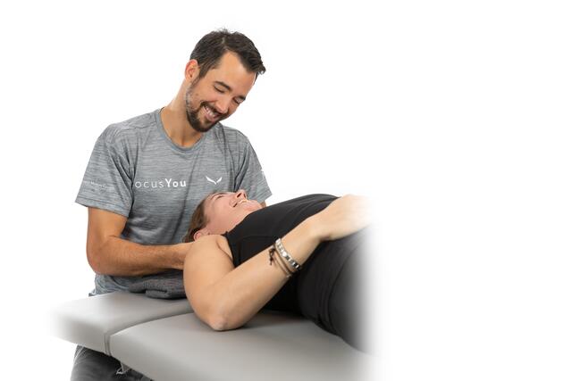 Lucas Laschober bei eine Therapiesitzung | Foto: FocusYou