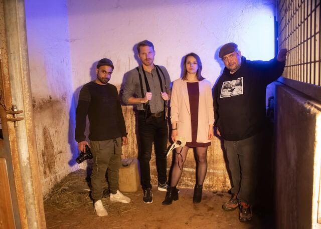 Das Team: Harald Walzer, Andreas Ortner, Martina Martinz und Helmut-Michael Kemmer