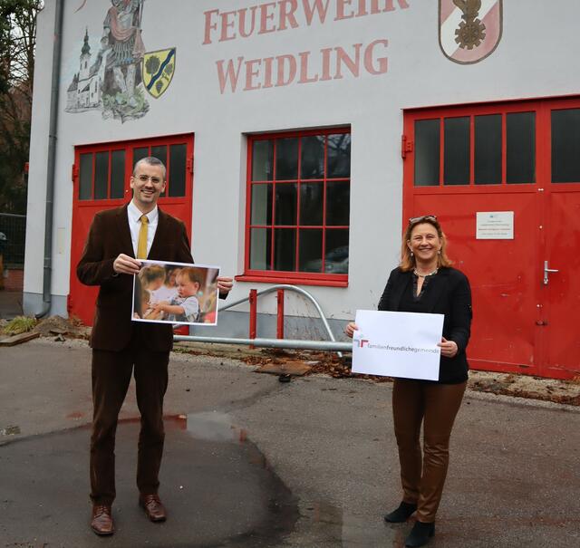 Kinderkrippe für Weidling: Vizebürgermeister Roland Honeder und Familienstadträtin Maria T. Eder wollen das Projekt zügig weiterführen.
 | Foto: ÖVP Klosterneuburg