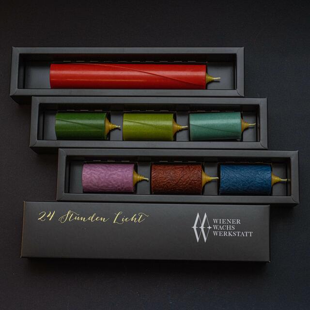 Die Kerzen eignen sich toll als Weihnachtsgeschenk. | Foto: Wiener Wachs Werkstatt