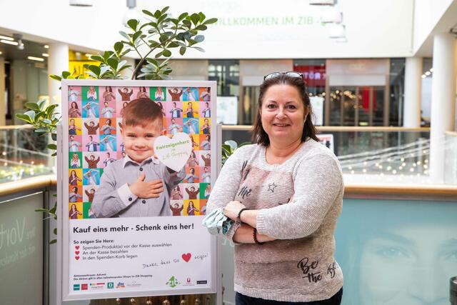 Barbara Schöppl-Zeiler rief die Aktion ins Leben. | Foto:  ZiB Shopping