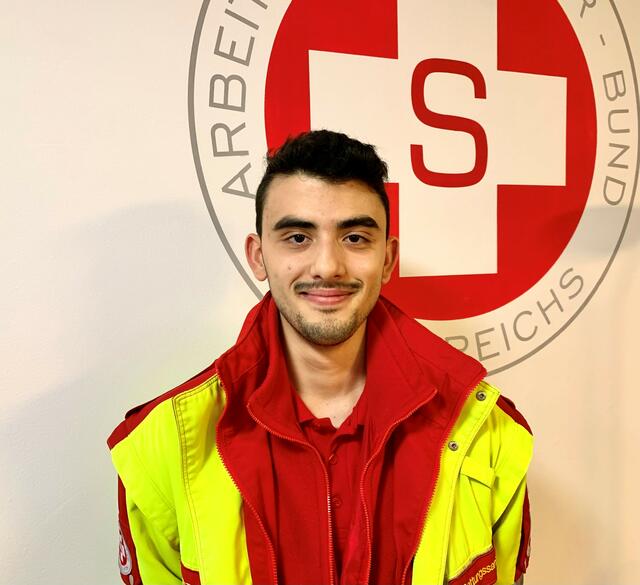 Zivildiener Hamed Seifeldin verbringt einen Teil von Weihnachten heuer beim Samariterbund. | Foto: Samariterbund Purkersdorf