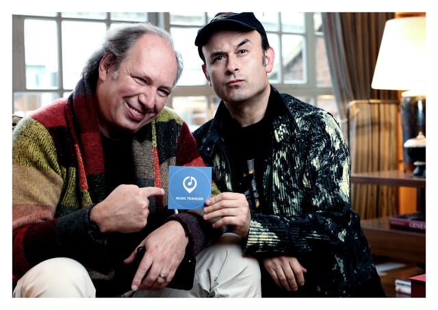 Filmmusik-Legende Hans Zimmer (l.) ist schon bereit für den Stream auf Aleksey Igudesmans neuer Plattform.