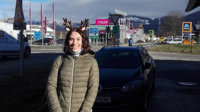 "Das gemeinsame Feiern mit Familie und Freunden und Kleidung, etwa Oversize-Pullis oder Gutschein", erklärt Anna-Sophia Vogelreiter aus Rauris. | Foto: Eva Rainer