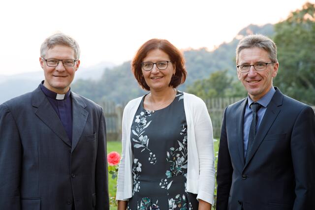 Das Team der Reginalkoordination Obersteiermark Ost: Pfarrer David Schwingenschuh, Monika Brottrager-Jury und Herbert Schaffenberger (er konnte beim Interview jedoch nicht dabei sein). | Foto: Gerd Neuhold