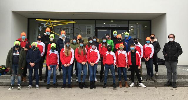 Preisverleihung des Cross-Country-Laufes 2020 an der Sport Mittelschule Schwanenstadt. | Foto: Schule