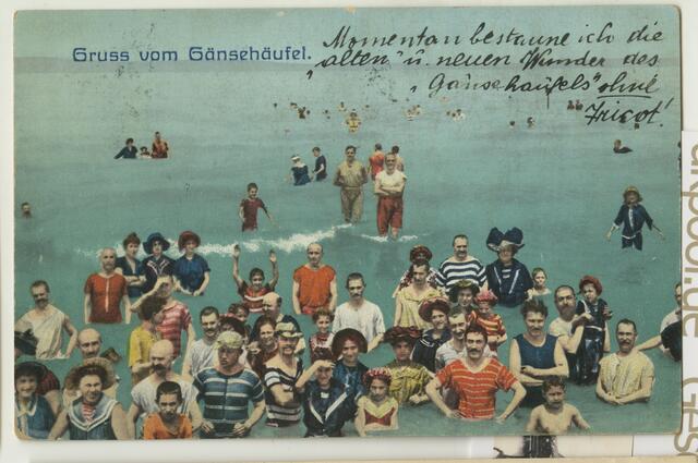 Ein Gruß aus dem Gänsehäufel aus dem Jahr 1911. | Foto: Archiv Hofmann