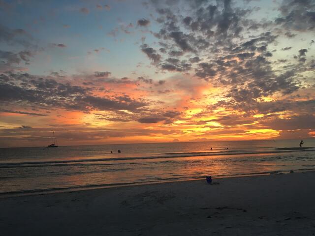 Die Sonnenuntergänge in Florida sind atemberaubend. | Foto: Jarczynski/privat