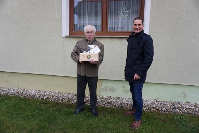 Franz Schodl und BGM Josef Kerbl | Foto: Gemeinde Fallbach