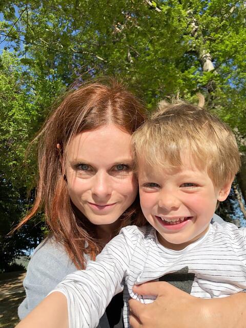 Redakteurin Alexandra Wrann möchte mit ihren Kindern wieder Verwandte und Freunde besuchen dürfen. | Foto: Privat