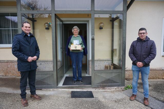 BGM Josef Kerbl, Helga Krejs, OV Siegfried Krückl | Foto: Gemeinde Fallbach