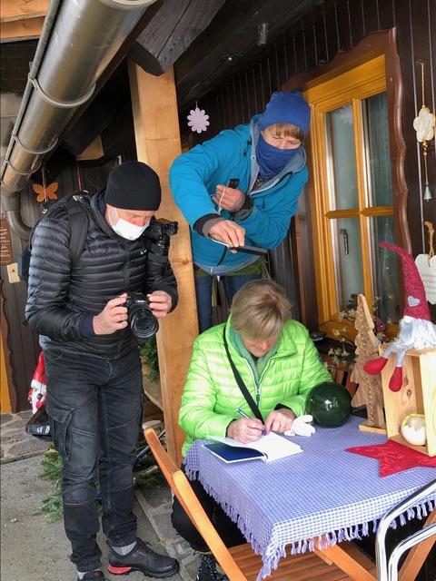 Volle Konzentration bei den Dreharbeiten in Soboth. | Foto: Franz Kremser