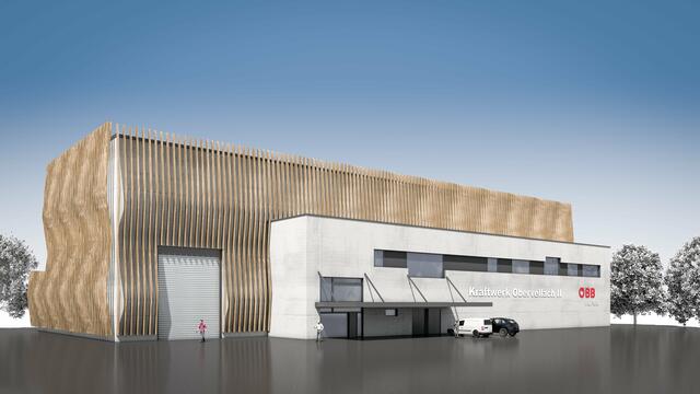 Eine Visualisierung des neuen Kraftwerks Obervellach II, das bis Mitte 2023 im Ortsteil Stappitz entsteht. | Foto: ÖBB/EQVis