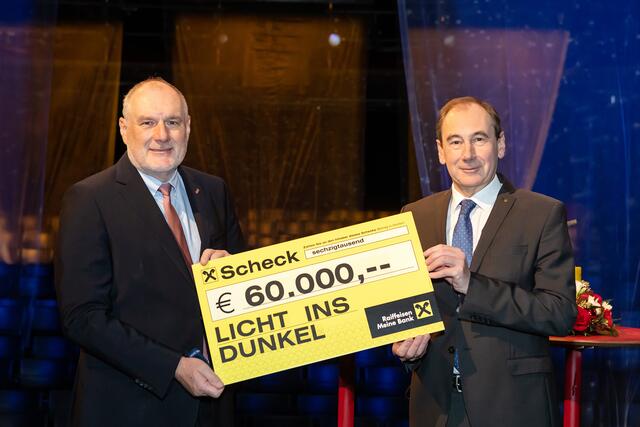 Spende: 60.000 Euro gab es für "Licht ins Dunkel" | Foto: ORF/Regine Schöttl 