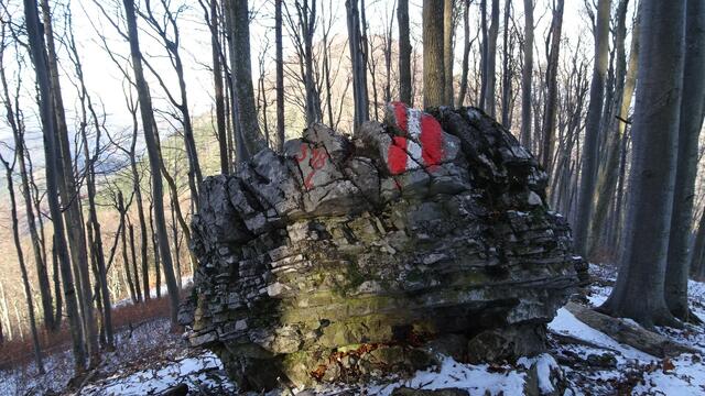 ... und nach dieser unübersehbaren Wegmarkierung ... ;-) ...