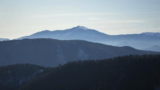 Der Schneeberg gezoomt, ...