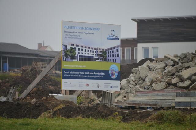 Ein großes Pflegeheim-Projekt wird derzeit im Fohnsdorfer Ortsteil Wasendorf umgesetzt.