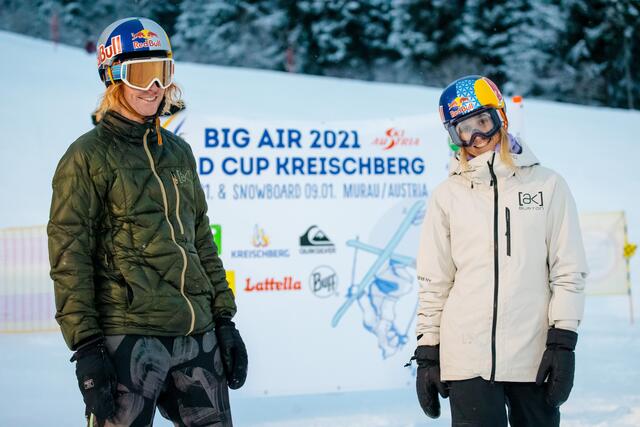 Anna Gasser und Clemens Millauer starten am Kreischberg.