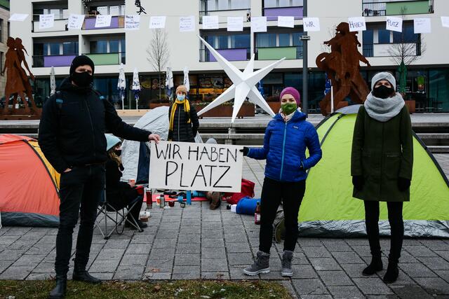 Auch die Kufsteiner Grünen befürworteten die Aktion am Fischergries.  | Foto: Eva Ritzer