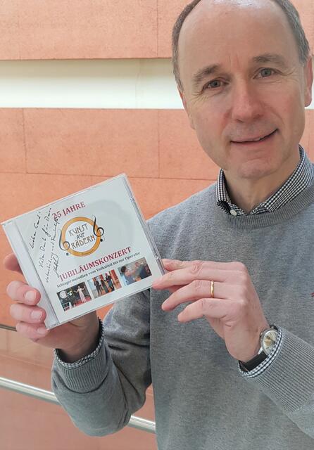 Herbert Fischerauer ist einer der Solisten, die auf der Jubiläums-CD zu hören sind. | Foto: psb/ram