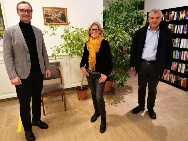 Bürgermeister Christoph Haider, Neugemeinderätin Brigitta Artner und Vizebürgermeister Andreas Bandat | Foto: Drassburg