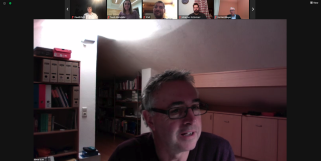 Landesobmann des Tiroler Blasmusikverbandes Elmar Juen. | Foto: Screenshot: Siegele