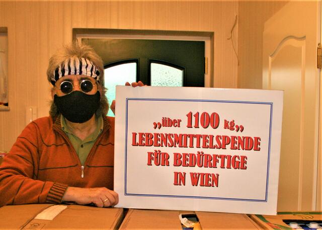 Robin mit über 1 Tonne Lebensmittel