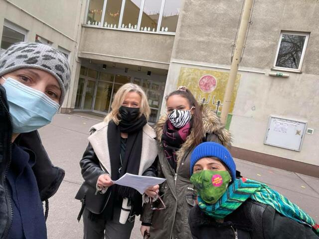 Die Kinder wollen gern mehr über Georgien wissen. | Foto: Bezirksmuseum Neubau