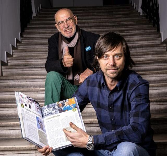 Otto Retzer mit Stephan Fugger vom KLAGENFURTER 
 | Foto: Lukas Geyer foto &amp; film/Lisa Film