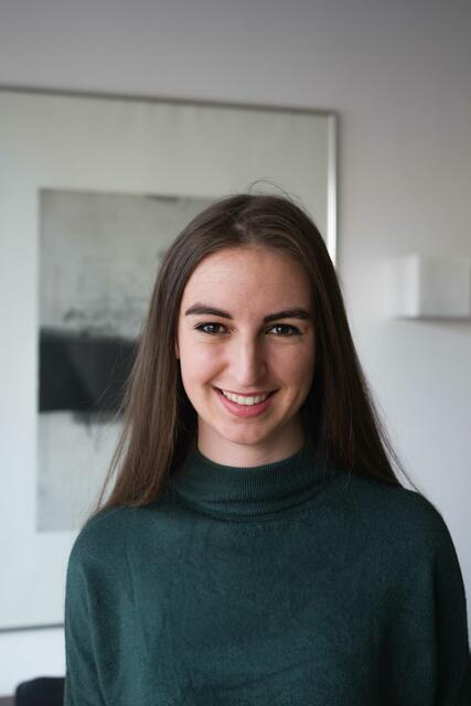 Architektin Madeleine Malle aus Globasnitz, die Siegerin des künstlerischen Wettbewerbs
