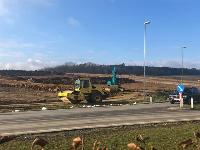 Die Vorarbeiten für den Baubeginn haben bereits begonnen. | Foto: Bezirksblätter Oberwart