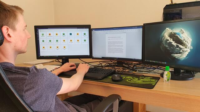 Die Schüler der Oberstufe haben seit Mitte März des Vorjahres überhaupt keinen Regelunterricht mehr gehabt und inzwischen knapp 90 Tage im Distance Learning verbracht. | Foto: Privat